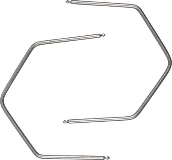 KS Tools Radio-Entriegelungswerkzeug Opel, 2-teilig, 500.1381