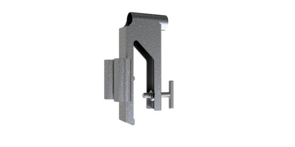Schake Spundwandhalter zur einfachen Aufnahme von Ø 40 - 42 mm Mobilzaun, 112100