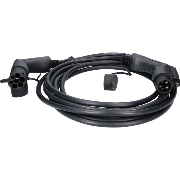KS Tools Ladekabel, gerade, Typ 2 / Typ 1, 7,4 kw, 230 v, 32 a, 8 Meter, 117.7135