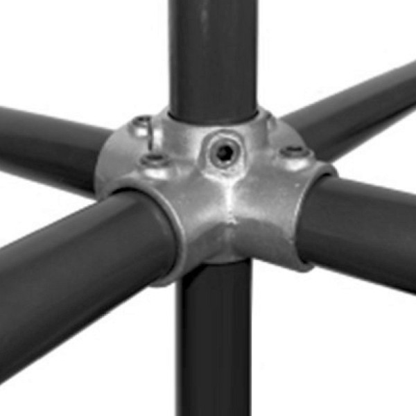 Stein HGS Kreuzstück 4-fach, aus Temperguss, Rohr Ø 27 mm, VE: 10 Stück, 62538.0002