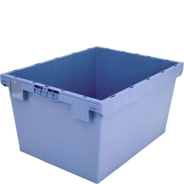 BITO Mehrwegbehälter MB ohne Zubehör/Gefahrgut /MB 86421R 800x600x423 taubenblau, Rippenboden, C0401-0028