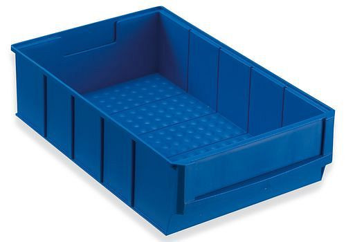 DENIOS Regalkasten classic-line A1-B, PP, 185 x 300 x 81 mm, blau, VE: 8 Stück, 265153