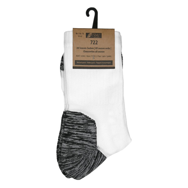 NITRAS All Season-Socken, Polyamid / Polyester / Elasthan, Größe: 38, Farbe: weiß, VE: 112 Paar, 722-1100-38