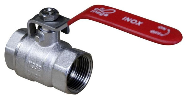 Cemo Auslaufhahn (Messing vernickelt) mit beidseitigem Innengewinde R 3/4" i, 1303, 4052886229491