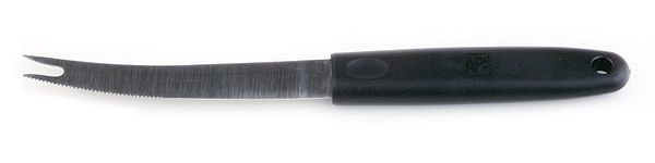 APS Cocktailmesser, Länge circa 21 cm, Edelstahl, Griff aus Polyamid, mit 2 Zinken zum Aufspießen, 88846