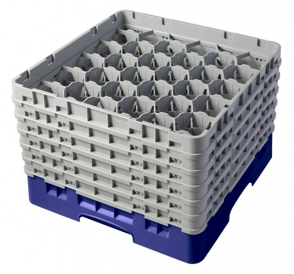 Cambro Spülkorb mit 30 Fächer Camrack® 29,8 cm Marineblau, 30S1114186