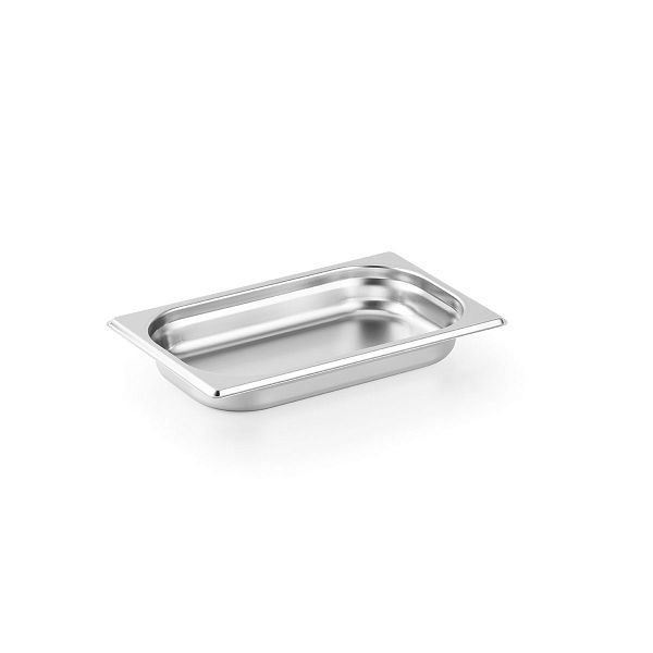 Vaiotec TOPLINE Gastronorm-Behälter GN 1/4 - 65 mm, Edelstahl AISI 304, 26,5x16,2x6,5 cm, 10633