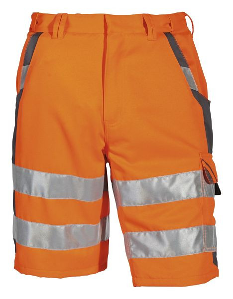PKA Warnschutz Shorts, 280 g/m², orange/grau, Größe: 46, VE: 5 Stück, WASH-O-046