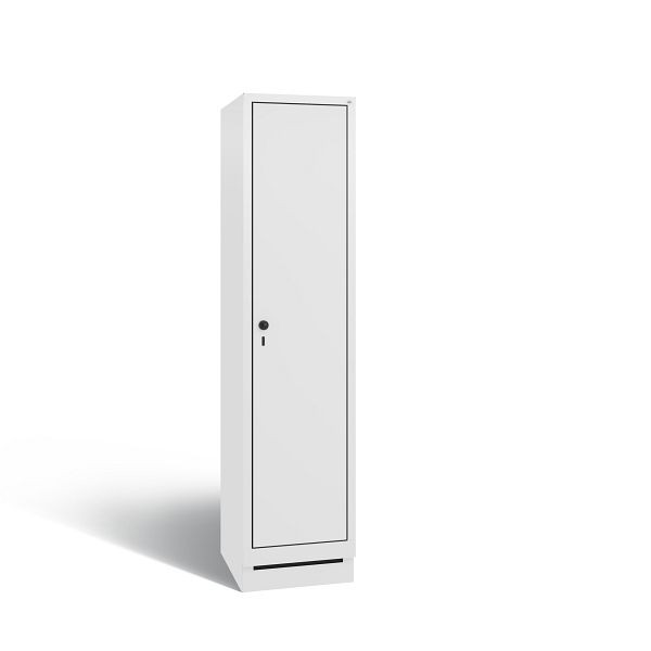 C+P Spind Evolo, 1 Abteil, H1800xB420xT500 mm, Weiß/MDF Weiß, 48020-12 S10500