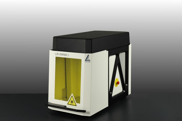 Laser Lounge LM-Station I-10 (A-R01-FQ10-PS-180-CM-LN230), 180mm x 180mm Beschriftungsfeld mit Standardsoftware und Codemodul, 20311001511004