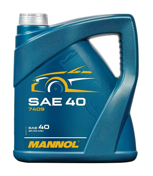 MANNOL Einbereichsmotorenöl 7409 SAE 40, VE: 4 l, MN7409-4