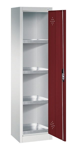 C+P Umweltschrank Acurado, H1950xB502xT500mm, 7035/3003, 8901-315 S10192