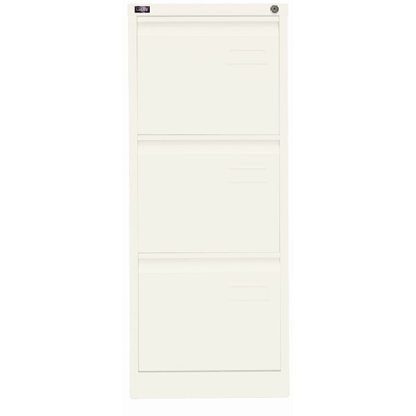 Bisley LIGHT Hängeregistraturschrank LIGHT, einbahnig, 3 HR-Schubladen, 196 verkehrsweiß antibakteriell, IPCCA13196