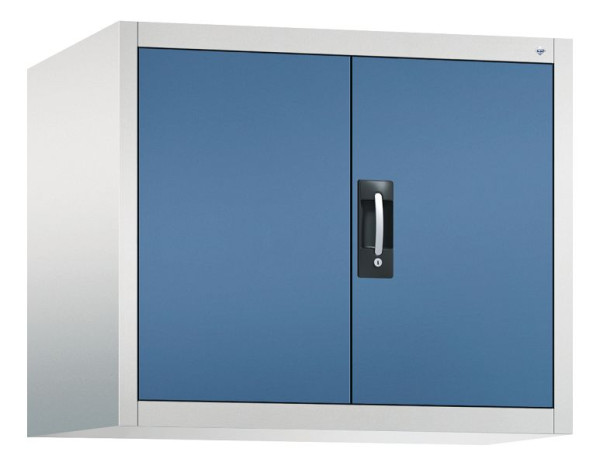 C+P Aufsatzschrank Acurado, H790xB930xT600mm, Farbe: Lichtgrau / Fernblau, Muldengriff, 9295-009 S10006