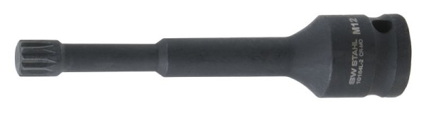 SW-Stahl IMPACT Schraubendreheinsatz, Vielzahn M12, 1/2", 117mm, 10184L-2