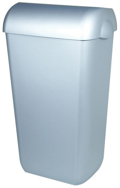 All Care PlastiQline Abfallbehälter 43 Liter offen Kunststoff Edelstahl Optik, 5676
