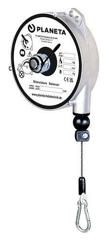 PLANETA Federzug TCN 9338, mit Aluminium-Druckguss-Gehäuse, Tragfähigkeit 6,0 - 8,0 kg, 306879