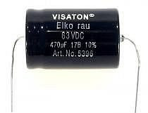 Visaton Tonfrequenz-Elko 47,0 µF, Breite: 26 mm, 5382, 4007540053820