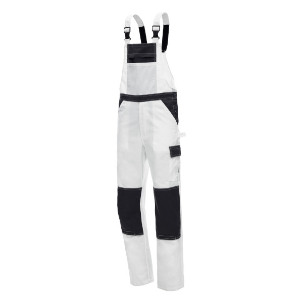 NITRAS MOTION TEX LIGHT, Latzhose, Größe: 64, Farbe: weiß, VE: 10 Stück, 7523-64