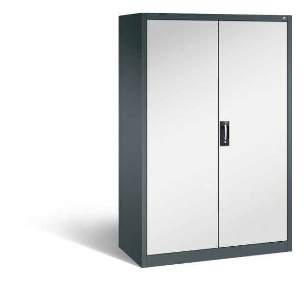 C+P Werkzeugschrank Acurado, H1950xB1200xT600mm, Farbe: Anthrazitgrau / Lichtgrau, Muldengriff, 8932-5030 S10300