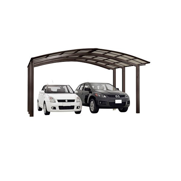Ximax Aluminium Carport Portoforte Typ 80 M-Ausführung Mattbraun, 78025
