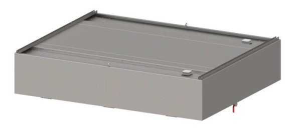 Stalgast Induktions-Deckenhaube "Expert Line", Kastenform 1800 mm x 1800 mm mit LC2 Typ A Zyklonen-/Labyrinthfilter, DH181813