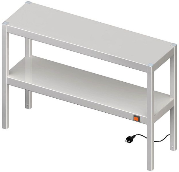 Stalgast Wärmebrücke 2-etagig 1200x400x700 mm mit Keramik-Infrarot-Strahlern, VWE12401