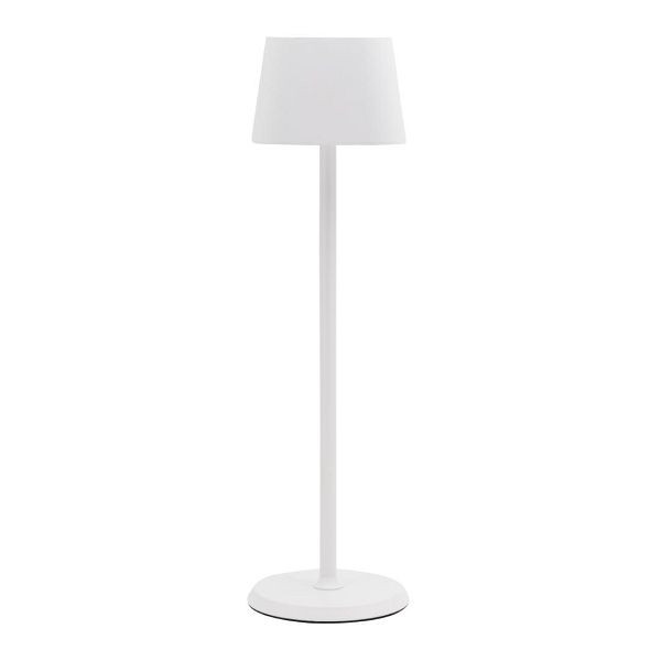 Securit Weiße dimmbare LED-Tischleuchte Georgina inkl. magnetischem Ladekabel, GR658