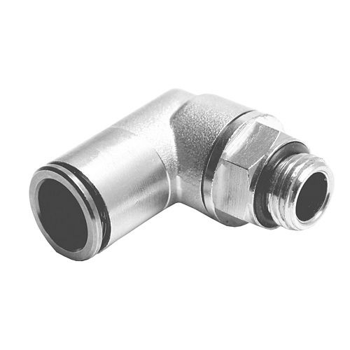 AEROTEC Winkelverbinder mit Außengewinde 1/4 Zoll vernickelt, zylindrisch, 12 mm, mit O-Ring, 101.79.1213-PS