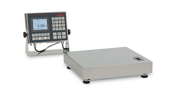 Soehnle Tischwaage geeicht Standard, mit Terminal 3025, Zweibereich, Höchstlast: 3/6 kg, Ziffernschritt: 1/2g, 400 x 300 mm, 7491.02.110/5710.00.004
