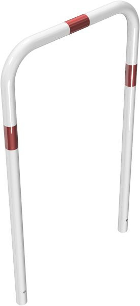 Schake Rohrbügel aus Stahlrohr Ø 48 x 2,5 mm ohne Querholm zum Einbetonieren, Gesamtbreite 700 mm, Gesamthöhe 1200 mm, beschichtet, 448_11B