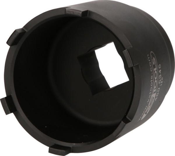 KS Tools 1" Nutmuttern-Schlüssel mit 6 Zapfen für Mercedes und MAN, Ø 77/84 mm, 460.5345