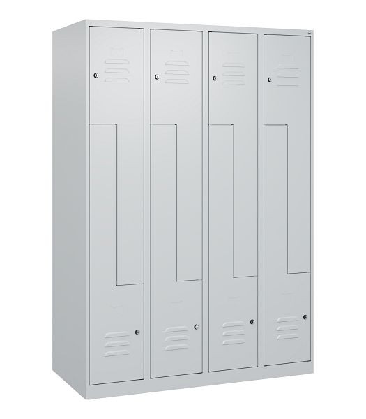 C+P Z-Spind Classic PLUS, 8 Abteile, 1700x1200x500mm, 7035/7035, Zylinderschlösser, 0800037-408 S10000