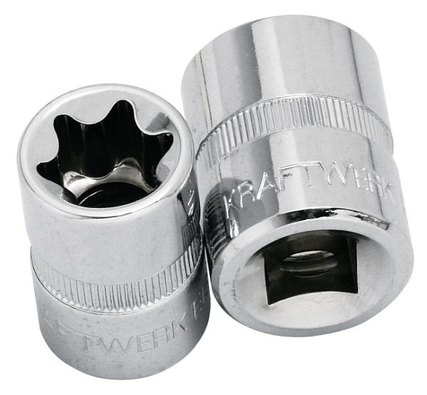 Kraftwerk 3/8" Steckschlüssel-Einsatz Außen-TX E4, 220004