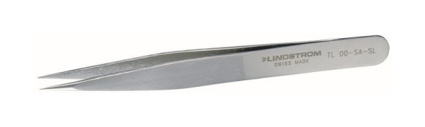 Lindström Hochpräzisions-Pinzette mit flachen, starken Spitzen, TL 00-SA-SL