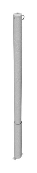 Schake Absperrpfosten Stahlrohr Ø 60 x 2,5 mm herausnehmbar ohne Verschluss, feuerverzinkt, mit 1 Öse, 460H/1