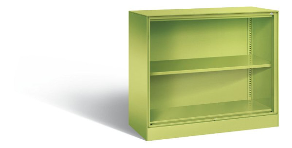 C+P Büroregal Asisto, H915xB1000xT435mm, Farbe: Viridingrün, 2 OH, 140052-000 S10045