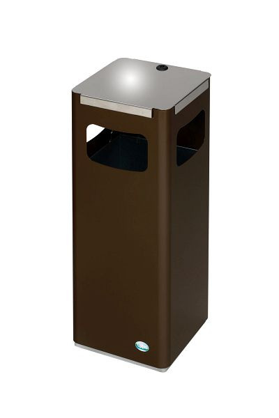 VAR Wertstoffsammelgerät WSG 25R, Gerätefarbe: braun, Aufsatz: Edelstahl, 2170