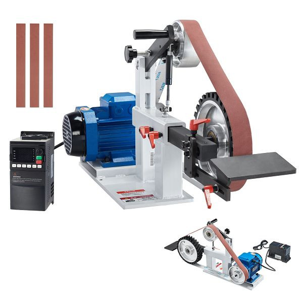 VEVOR Bandschleifmaschine 3-in-1-Bandschleifer Schleifer 1828,8x50,8mm VFD 1500W, SDMC1500W722VBGPTV2