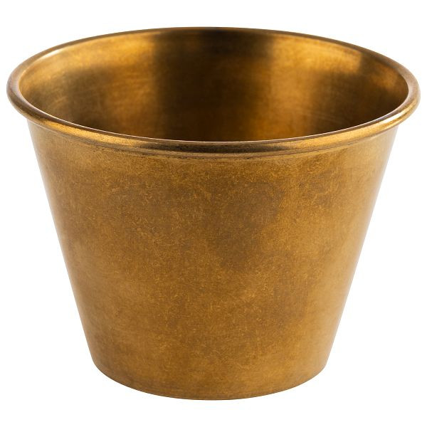 APS Dipschälchen, 6er Set, Ø 6 x 4,5 cm, 60 ml, Edelstahl, Gold-Look, 40725