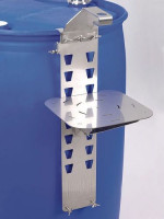 Produktbild von DENIOS Abfüllfläche aus Edelstahl, höhenverstellbar, passend für 60 bis 220 Liter Stahl-/Edelstahlfässer, 309682 DENIOS Abfüllfläche aus Edelstahl, höhenverstellbar, passend für 60 bis 220 Liter Stahl-/Edelstahlfässer, 309682