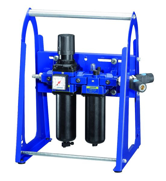 Prevost Mobiler - Filterregler und Öler für Mitteldruck, Profil= ISO 6150 B, Ausgang mit 2 Kupplungen= ISI 06, Eingang 1 Nippel= IRP 06, PT HPIS
