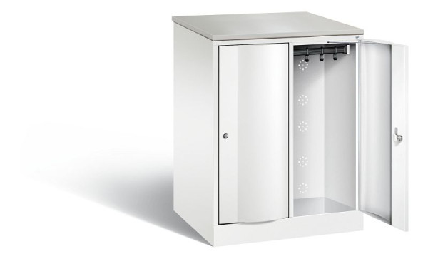 C+P XL-Schließfachschrank Resisto, H1077xB772xT640mm, Farbe: Verkehrsweiß, 8271-273 S10078