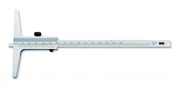 BMI Tiefenmesschieber, Messbereich 150 mm, 763150