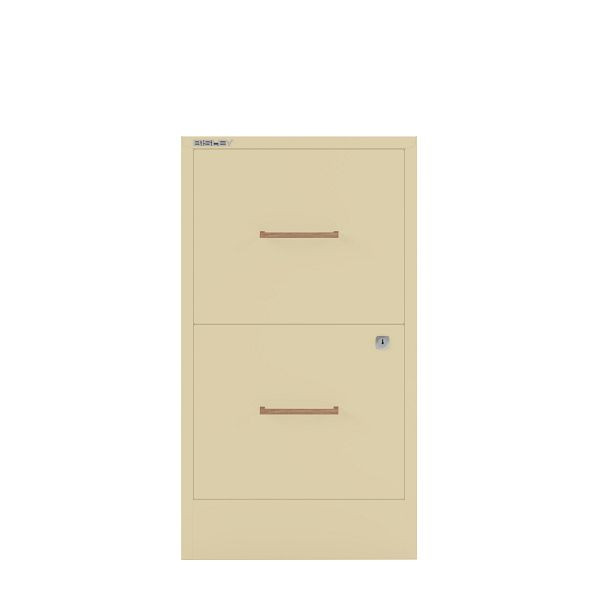 Bisley Home Filer, 2 HR-Schubladen, Eichengriff, 606 creme, PFA2OH606