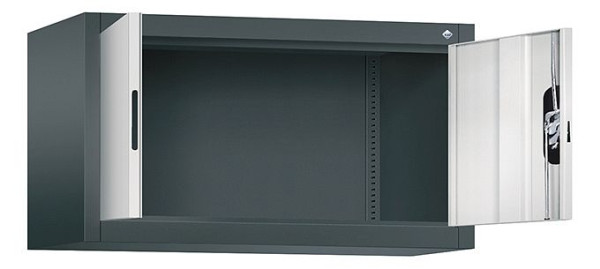 C+P Aufsatzschrank Acurado, H500xB930xT400mm, Farbe: Anthrazitgrau / Lichtgrau, Muldengriff, 9264-000 S10153