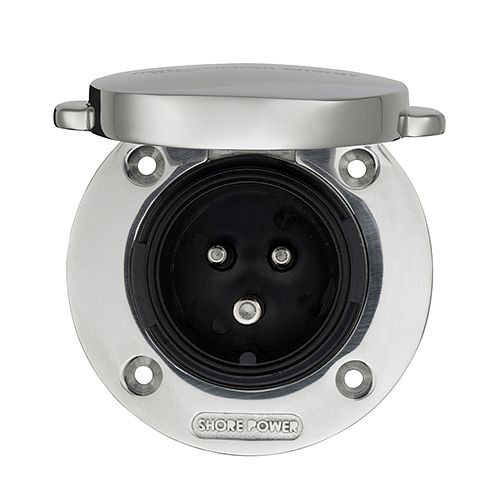 Victron Energy Power Inlet 16A/250VAC, Edelstahl, 8-67-009220, SHP301602000