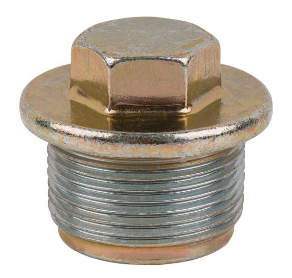 KS Tools Ölablassschraube, Außen6kant 17mm, M26x1,5x16mm, VE: 10 Stück, 430.1139