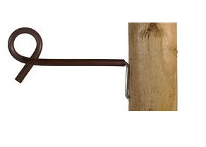 Gallagher Abstand-Ösenisolator 17,5cm terra, VE: 10 Stück, 720234