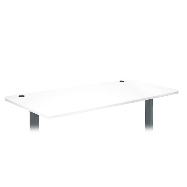Mendler Tischplatte HWC-D40 für Schreibtische, Schreibtischplatte, 160x80cm, weiß, 62769